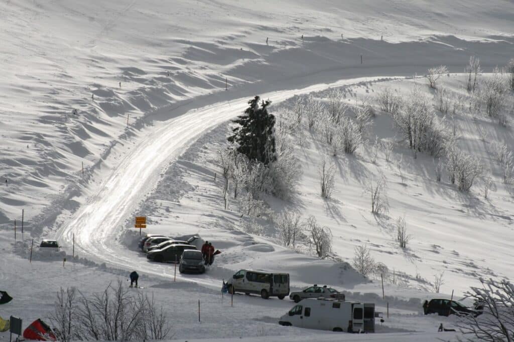 neige dans les vosges