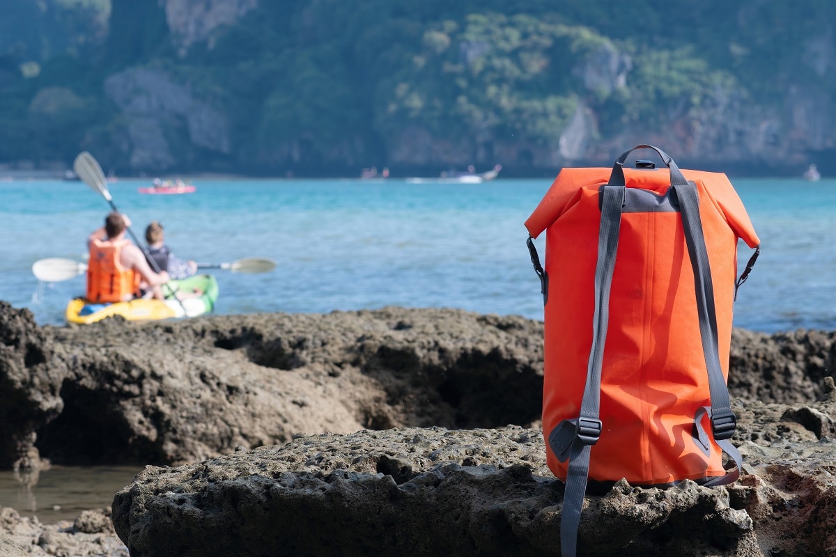 sac à dos étanche en voyage