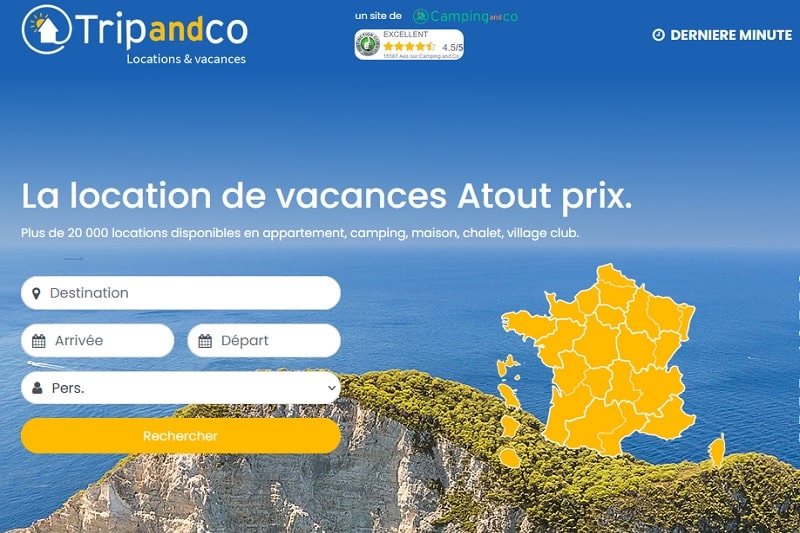 tripandco.com spécialiste locations saisonnières