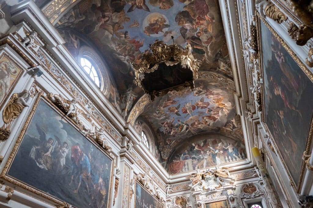 basilique saint antoine piacenza plafond