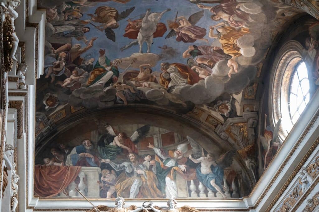 plafond basilique saint antoine piacenza