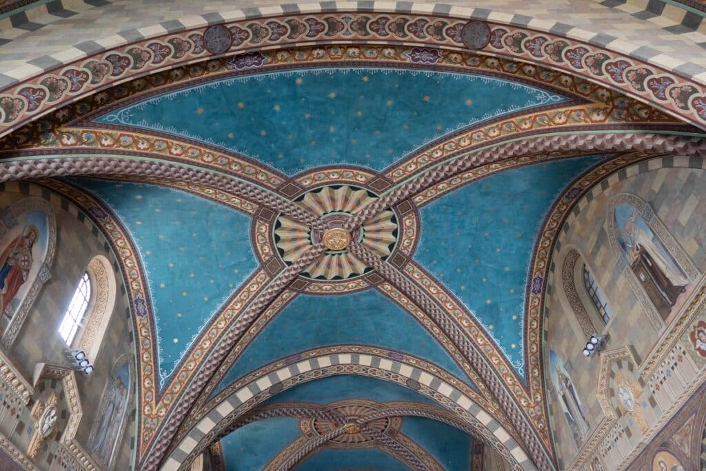 plafond cathédrale de Santa Maria Assunta