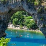 le célèbre Pont d'Arc en Ardèche
