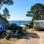 camping avec vue sur la mer dans le finsitère sud
