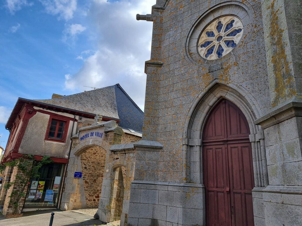 entrée de l'église