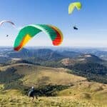 parapente au sommet du Puy de Dôme
