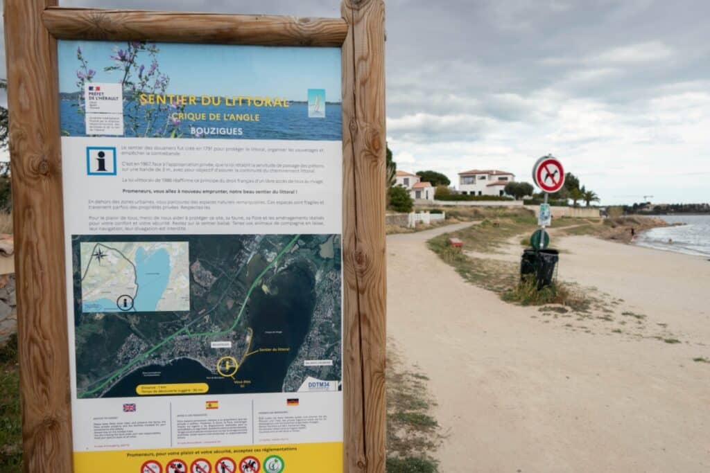 sentier littoral bouzigues