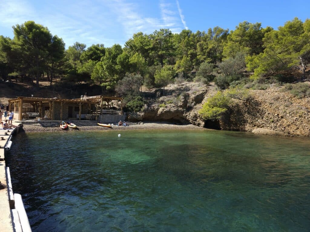 arrivée à l'île verte