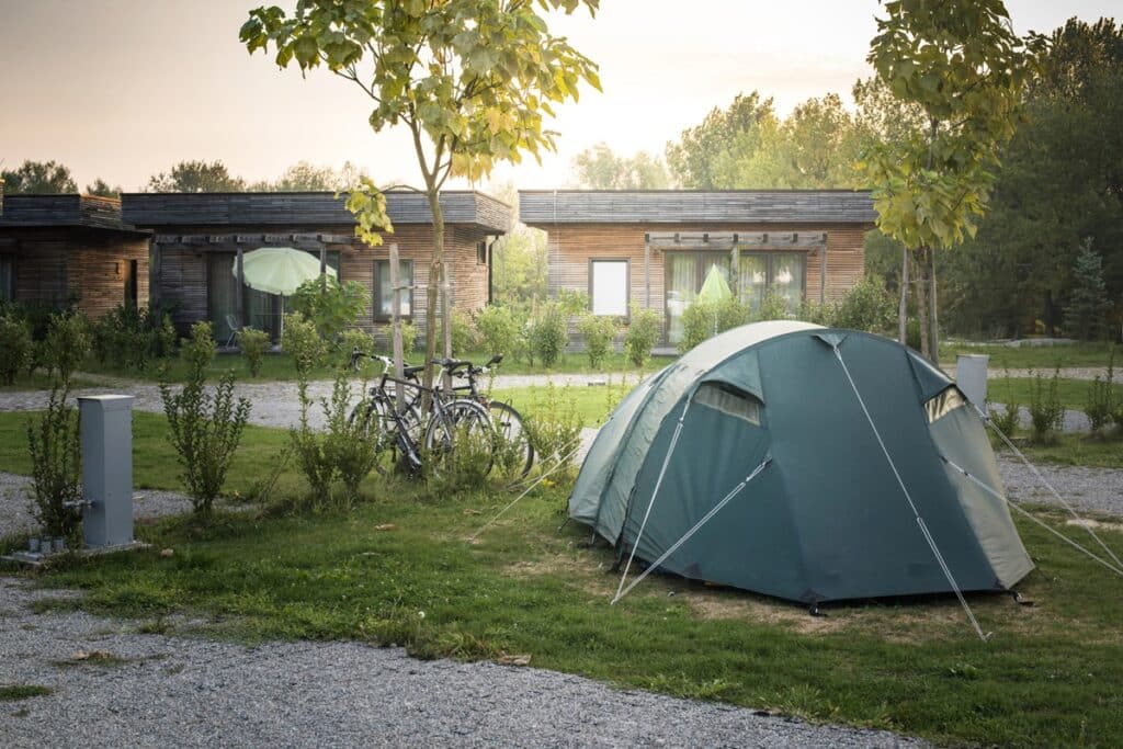 voyager en vélo camping