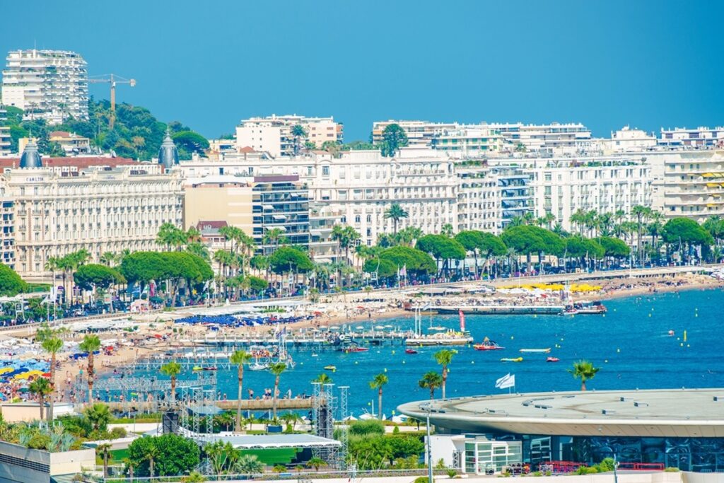 vue sur la ville de Cannes