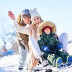 famille vacances d'hiver
