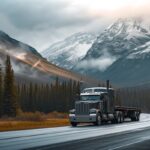 Voyager avec un camion plateau