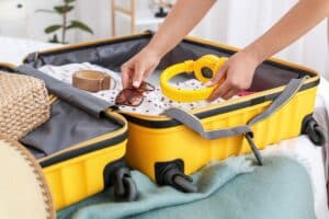préparer valise