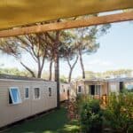 mobil homes dans un camping