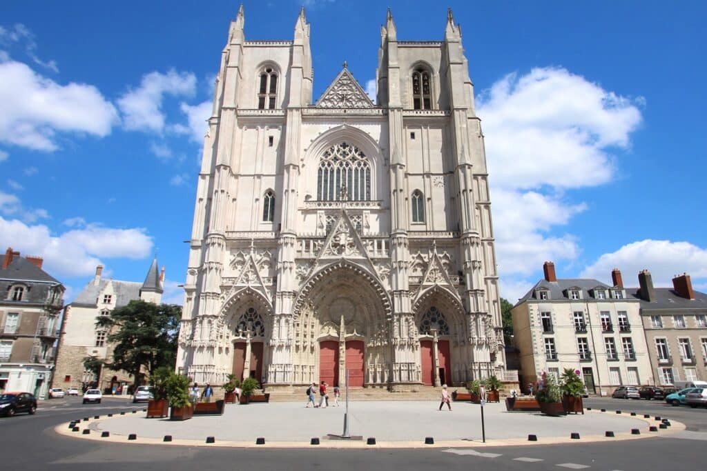 façade de la cathédrale de Nantes