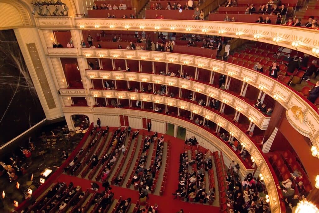 intérieur du théâtre de Vienne