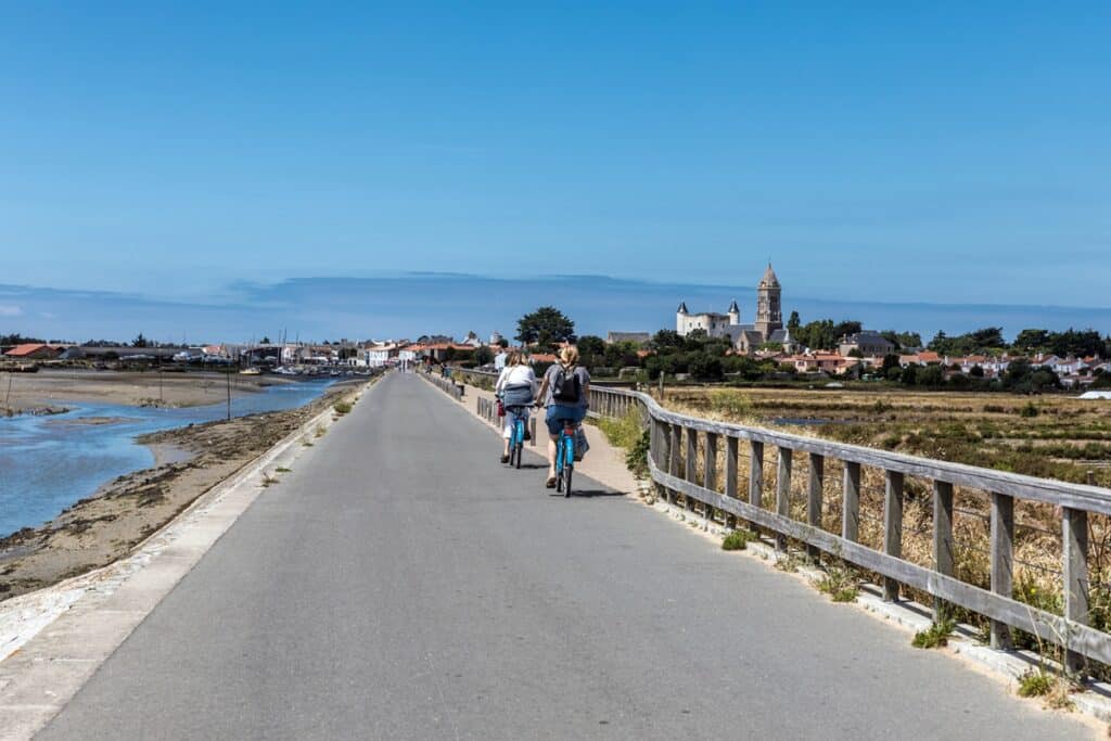 cyclistes à Noirmoutier