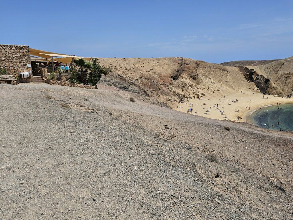 restaurant et plage de Papagayo