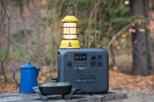 Station électrique portable camping nature