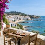 Terrasse espagnole face à la Méditerranée