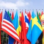 drapeaux de différents pays