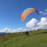 départ vol en parapente