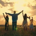 famille vacances de février en pleine nature