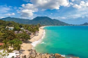 Plage de Lamai sur l'île de Koh Samui
