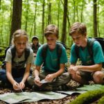 enfants en colonie de vacances