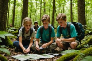 enfants en colonie de vacances