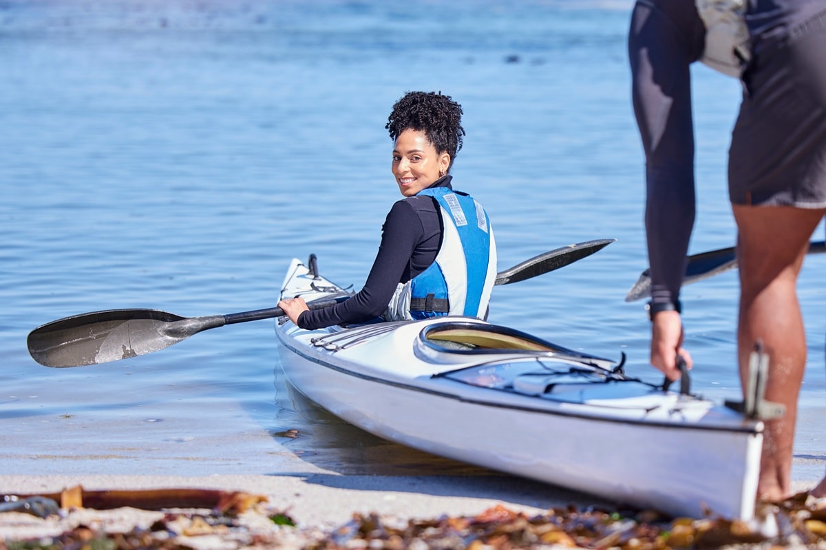 activité kayak en mer