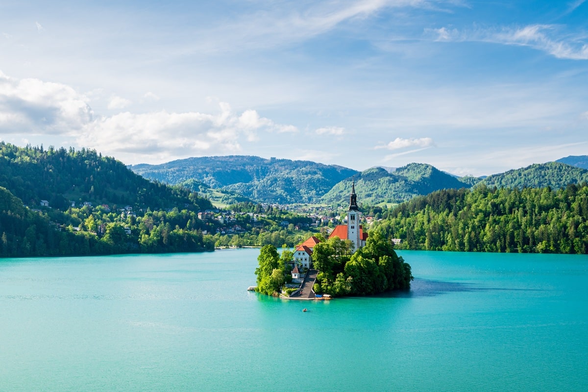 lac de Bled en Slovénie