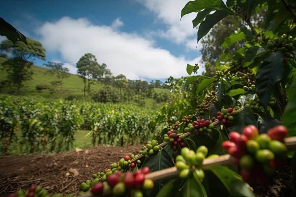 plantations de café
