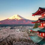 paysage typique du Japon