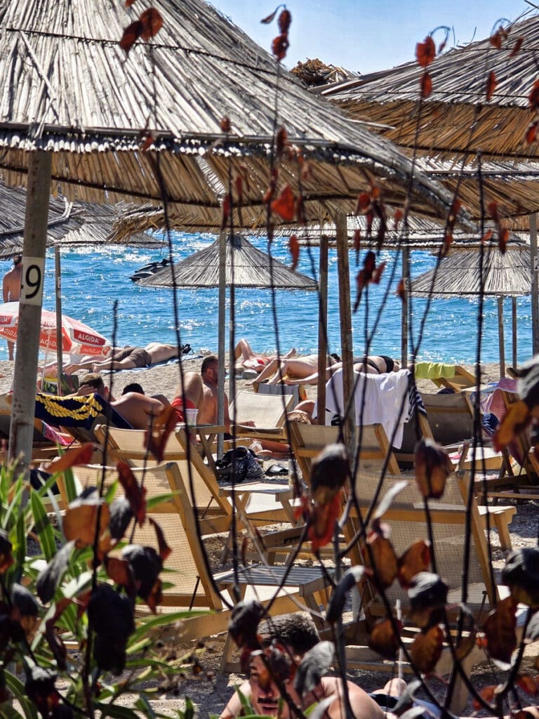 parasols de plage