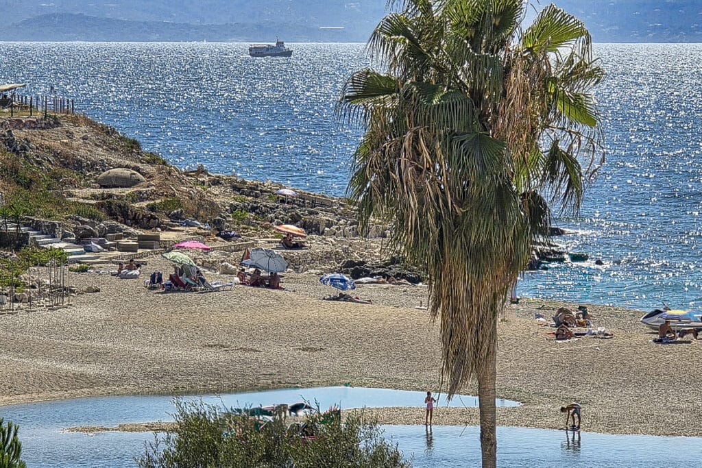 plage de Mango à Saranda