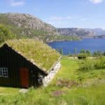 hytte en bord de mer en Norvège