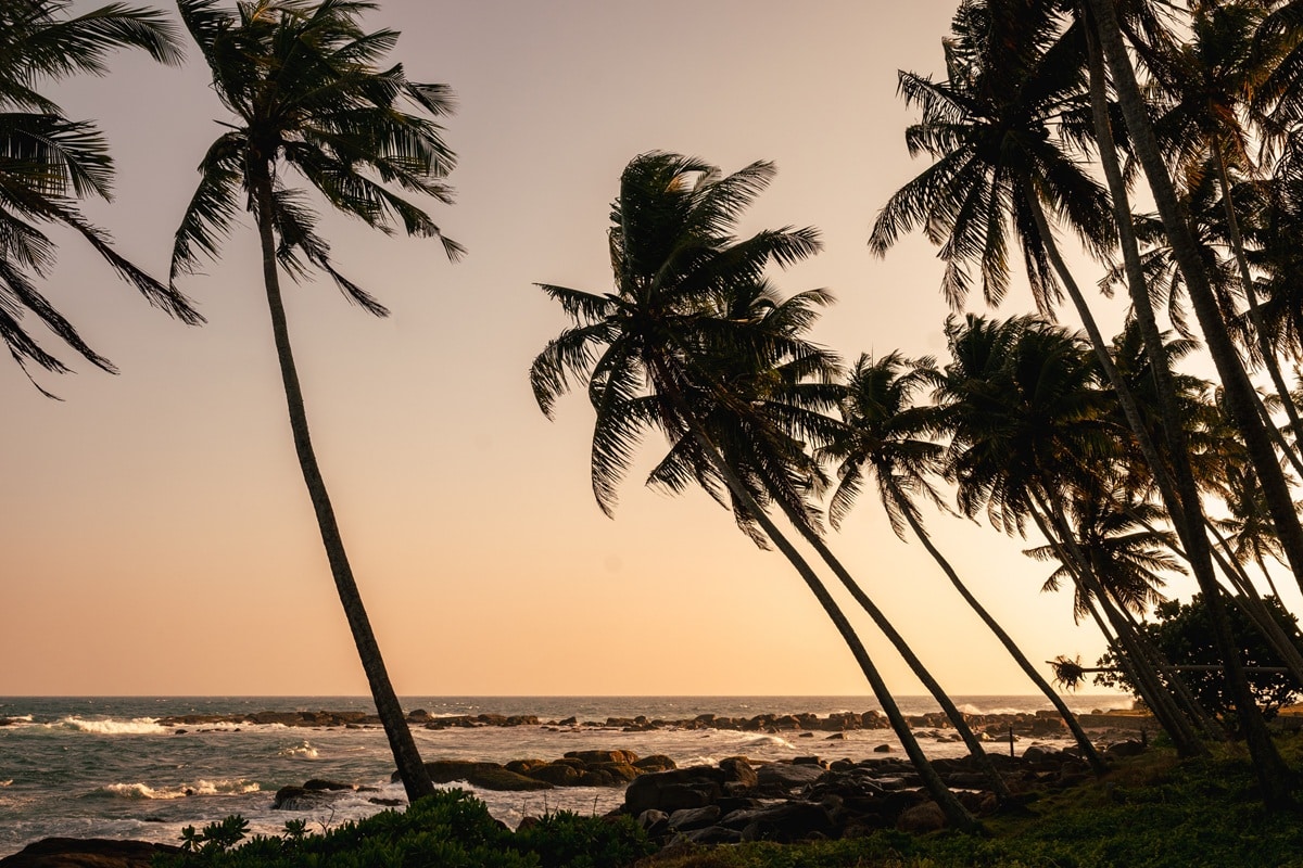plage du sri lanka