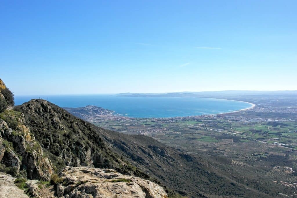 vue depuis le Castell de Verdera