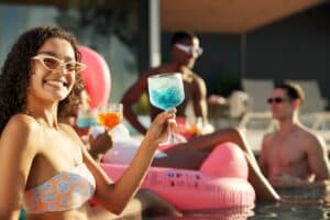 anniversaire piscine villa
