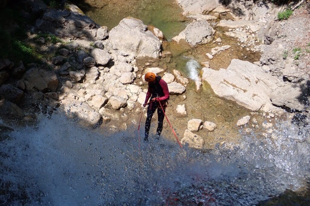canyoning dans le Vercors