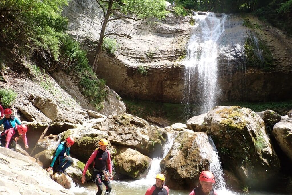 canyoning dans le Vercors