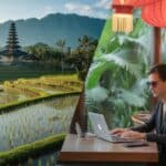 Digital nomad en Asie