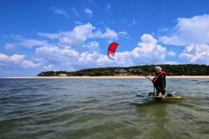 bassin d’Arcachon kitesurfeur