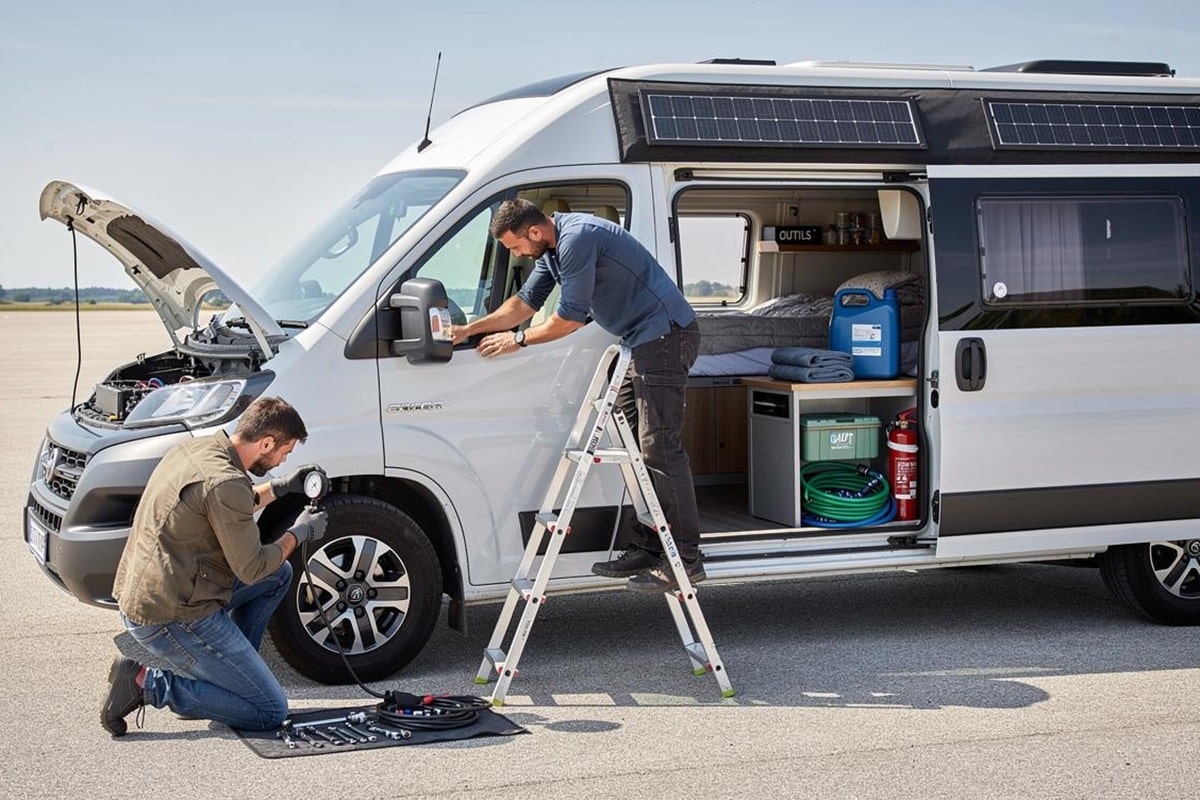 entretien camping avant voyage