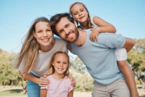 famille en vacances dans le Vaucluse