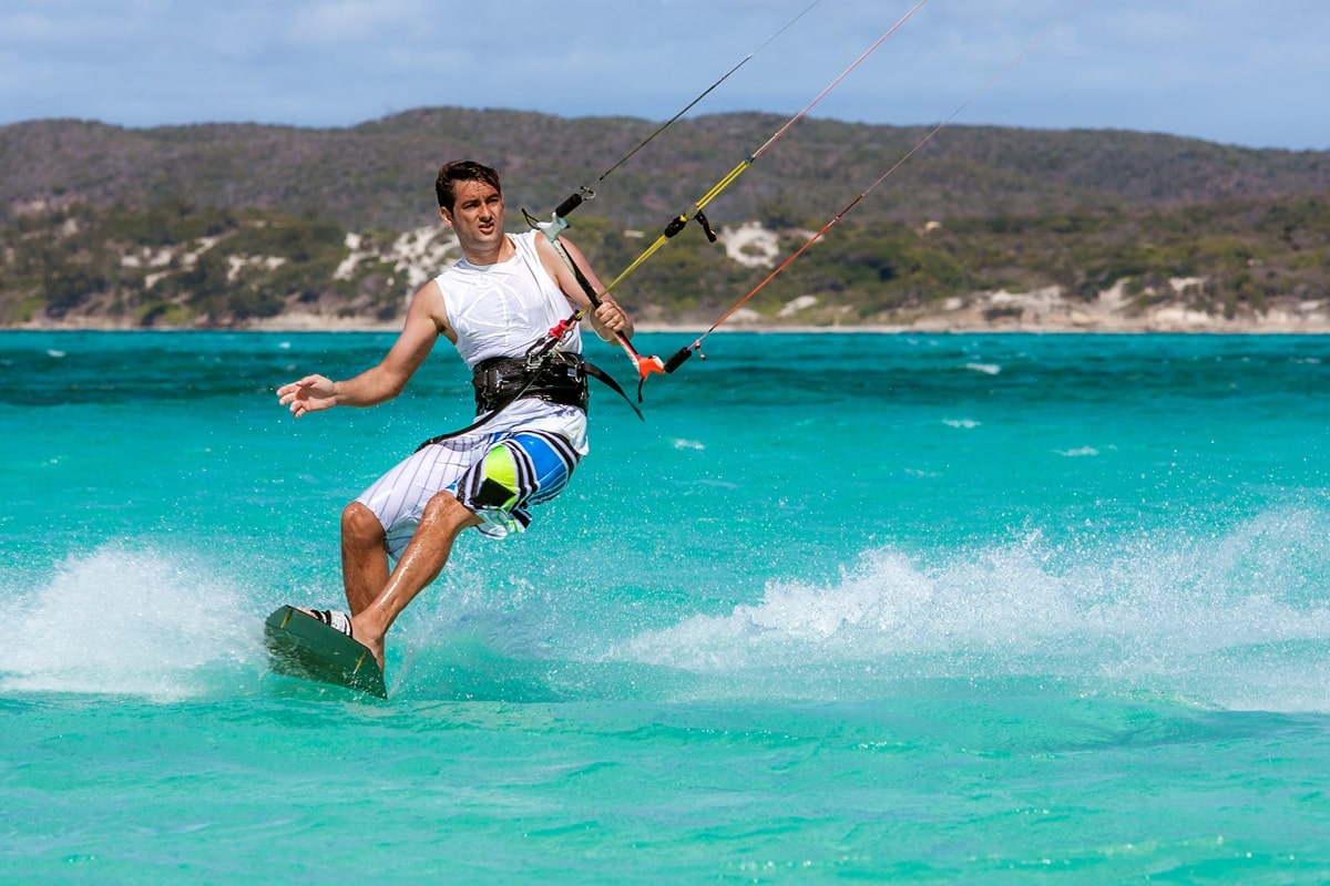 kitesurfer à Madagascar