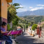 Artisane mexicaine dans un village de montagne.