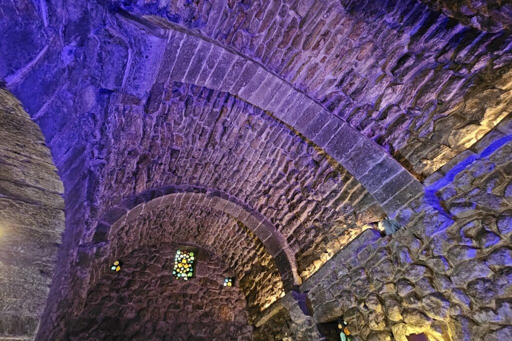 voûte intérieure chapelle notre dame de Pépiole