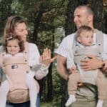 parents en balade avec des bébés